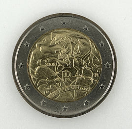 2 Euro Sondermünze Italien 2008"Menschenrechte"