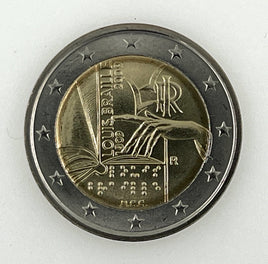 2 Euro Sondermünze Italien 2009"Louis Braille"