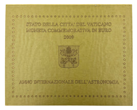 2 Euro Sondermünze Vatikan 2009"Astronomie"