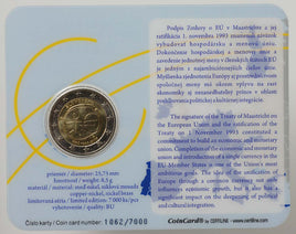 Coincard 2 Euro Sondermünze Slowakei 2009"10 Jahre Euro"