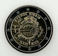 2 Euro Sondermünze 2012"10 Jahre Euro Bargeld"