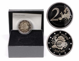 PP 2 Euro Sondermünze Finnland 2012"Bargeld"