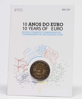 Coincard Euro Sondermünze Portugal 2012"10 Jahre € Bargeld"