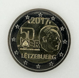 2 Euro Sondermünze Luxemburg 2017"Wehrdienst"