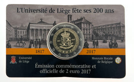 Coincard ( FR ) 2 Euro Sondermünze Belgien 2017"Lüttich"ST