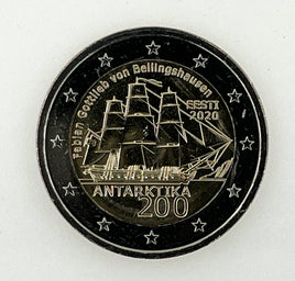 2 Euro Sondermünze Estland 2020"Entdeckung der Antarktis"