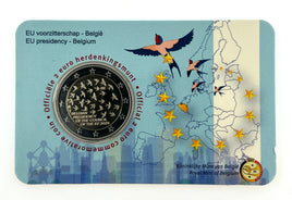 Coincard (NL) 2 Euro Sondermünze Belgien 2024"Ratspräsidentschaft"
