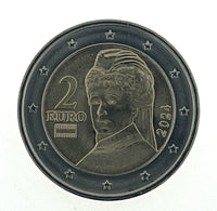 2 Euro Kursmünze Österreich "Berta von Suttner