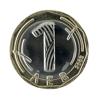 1 Lewa Bimetallmünze Bulgarien 2002 "Iwan Rilski"