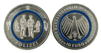 10 Euro Deutschland 2024 "Polizei" Bankfrisch Wahlweise