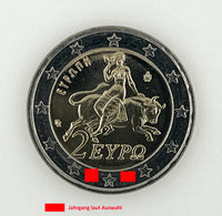2 Euro Kursmünze Griechenland "Stier"