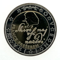 2 Euro Kursmünze Slowenien "France Preseren"