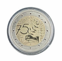 4x2 Euro Gedenkmümzen Set 2024-2025 PP Luxemburg Reverse Proof