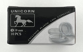 Unicorn 10 Münzkapseln 19 mm (2 Cent)