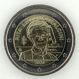 2 Euro Sondermünze Italien 2024"Rita Levi-Montalcini"