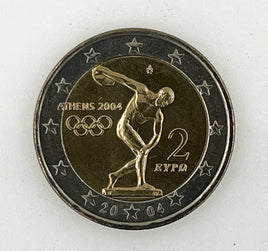 2 Euro commemorative coin Greece 2004 "Olympia Athens"