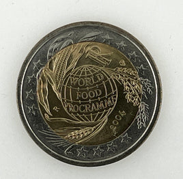 2 Euro commemorative coin Italy 2004 "World Food Program"
