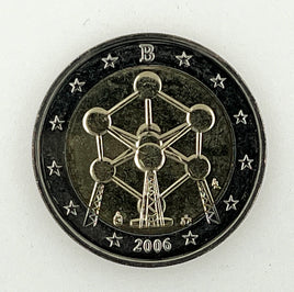2 Euro Sondermünze Belgien 2006"Atomium"