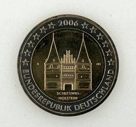 2 Euro commemorative coin Germany 2006 "Holsten Gate"