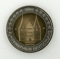 2 Euro commemorative coin Germany 2006 "Holsten Gate"