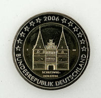 2 Euro commemorative coin Germany 2006 "Holsten Gate"