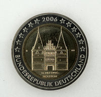 2 Euro commemorative coin Germany 2006 "Holsten Gate"