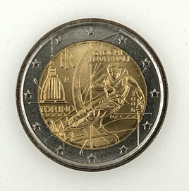 2 Euro Sondermünze Italien 2006"Olympia Turin"