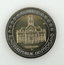 2 Euro commemorative coin Germany 2009 "Saarland"
