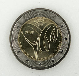 2 Euro Commerativ Coin Portugal 2009 "Lusophonie"