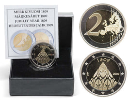PP 2 Euro Commerativ Coin Finland 2009 "Autonomy" PP