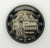 2 Euro Commerativ Coin Germany 2010 "Bremen"