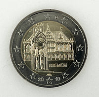 2 Euro Commerativ Coin Germany 2010 "Bremen"