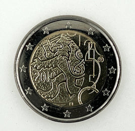 2 Euro Commemorative Coin Finland 2010 "150 Years of Finnish Currency"