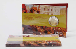 PP 2 Euro Commerativ Coin Portugal 2010 "Portuguese Republic"