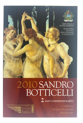 2 Euro Sondermünze San Marino 2010"Sandro Botticelli"