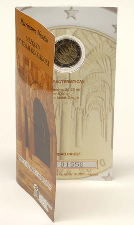 PP 2 Euro Commerativ Coin Spain 2010 "Cordoba "in blister