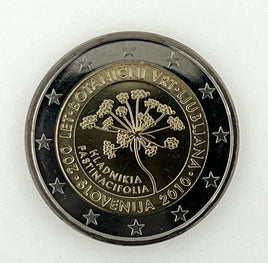 2 Euro commemorative coin Slovenia 2010 "Botanical Garden"