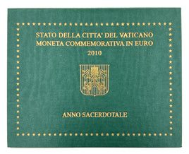 2 Euro Commerativ Coin Vatican 2010 "Year of Priests"