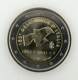2 Euro commemorative coin Italy 2011 "150 Years of the Republic"