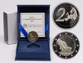 Proof 2 Euro commemorative coin Malta 2011 "Election of the 1st MP"