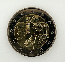 2 Euro Commerativ Coin Netherlands 2011 "Erasmus"