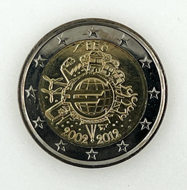 2 Euro special coin 2012 "10 years of Euro cash"