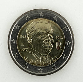 2 Euro Commerativ Coin Italy 2012 "Pascoli"