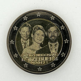 2 Euro Sondermünze Luxemburg 2012"Hochzeit"