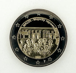 2 Euro Commerativ Coin Malta 2012 "Majority Vote 1887"