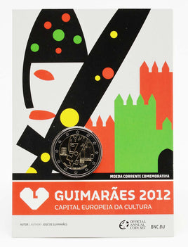 Coincard Euro Commemorative Coin Portugal 2012 "Culture Capital Guimaraes"