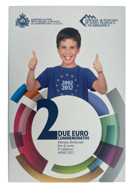 2 Euro Sondermünze San Marino 2012"Bargeld"