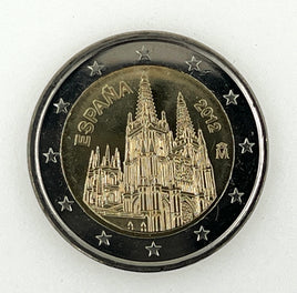 2 Euro commemorative coin Spain 2012 "Burgos"