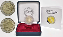 Proof 2 Euro commemorative coin Belgium 2013 "Meteorological Institute"