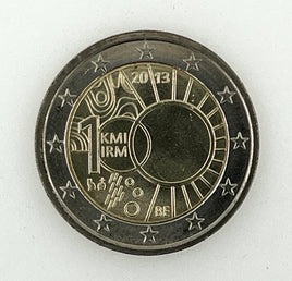 2 Euro commemorative coin Belgium 2013 "Meteorological Institute"